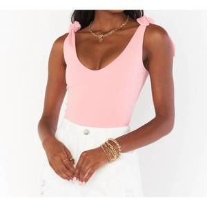 SHOW ME YOUR MUMU kylo bodysuit in blush